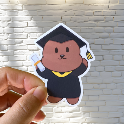 Otis - Graduation Sticker - Otter Character Sticker